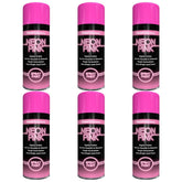 6X Paint Factory Fluorescent Neon Pink Spray Paint 200ml Spray Paint